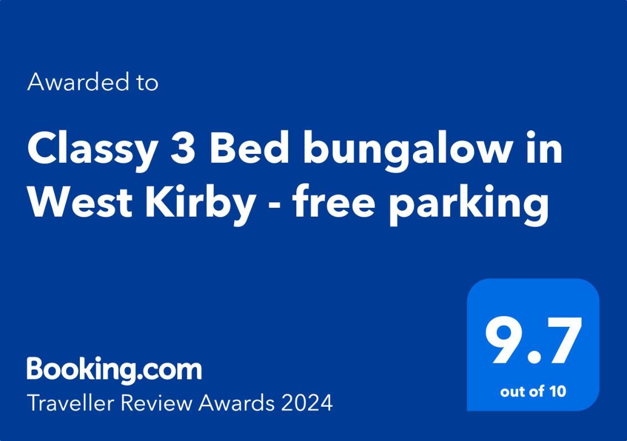Cosy 3Bed Bungalow In West Kirby, Free Parking Frankby Екстериор снимка